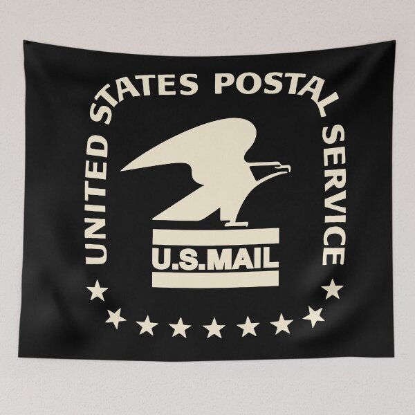 Item preview, Vintage Postal Mail Logo T-Shirt designed and sold by House of the Future.