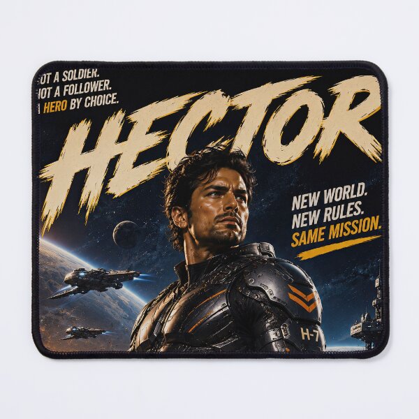 Item preview, Hector – Futuristic Sci‑Fi Hero  designed and sold by obstinator.