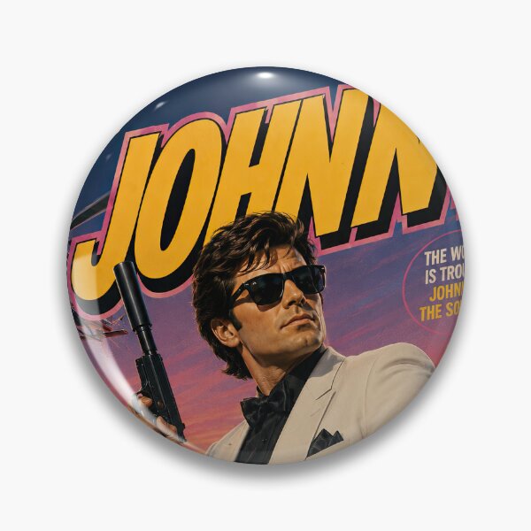 Item preview, Johnny – Retro Spy Action Legend  designed and sold by obstinator.