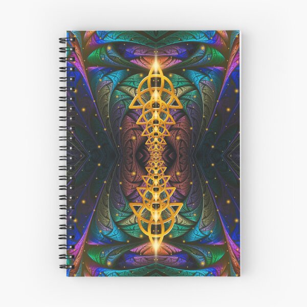 Item preview, Golden Triquetra Reflection Fractal designed and sold by chantalittah.