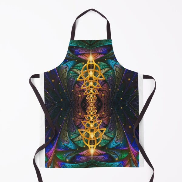 Item preview, Golden Triquetra Reflection Fractal designed and sold by chantalittah.