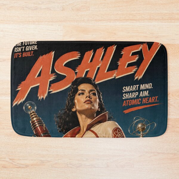 Item preview, Ashley – Retro Atomic Sci‑Fi Hero designed and sold by obstinator.