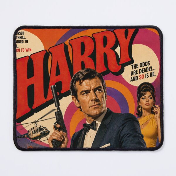 Item preview, Harry – Retro Spy Action Classic designed and sold by obstinator.