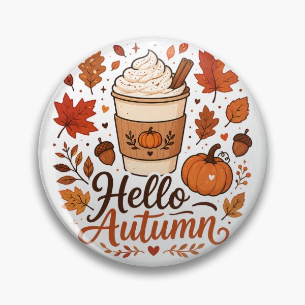 Item preview, Pumpkin Spice Latte Autumn Leaves designed and sold by NeoSakura.