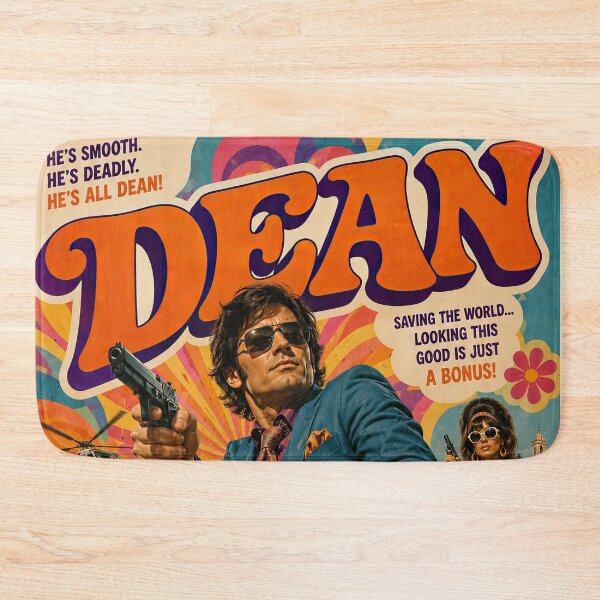Item preview, Dean – Retro 70s Psychedelic Spy Action designed and sold by obstinator.