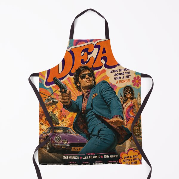 Item preview, Dean – Retro 70s Psychedelic Spy Action designed and sold by obstinator.