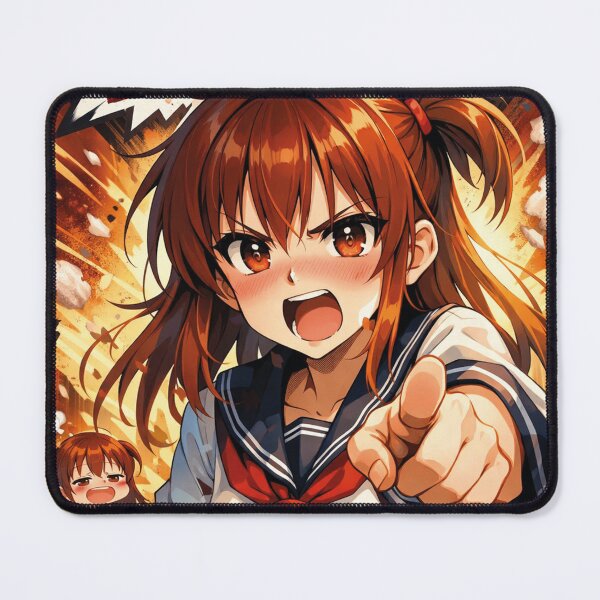 Item preview, Anime girl Baka Tsundere school uniform comic style designed and sold by Mauswohn.