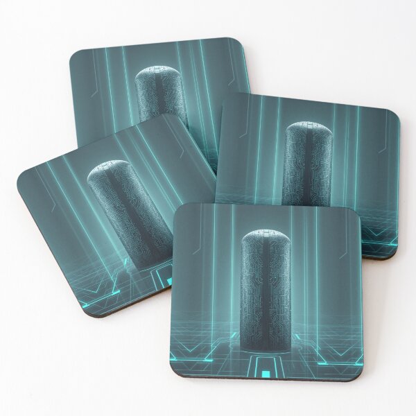 Item preview, Futuristic Cyber Capsule Sci Fi Server Art designed and sold by Uniquely Yours.