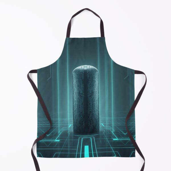 Item preview, Futuristic Cyber Capsule Sci Fi Server Art designed and sold by Uniquely Yours.