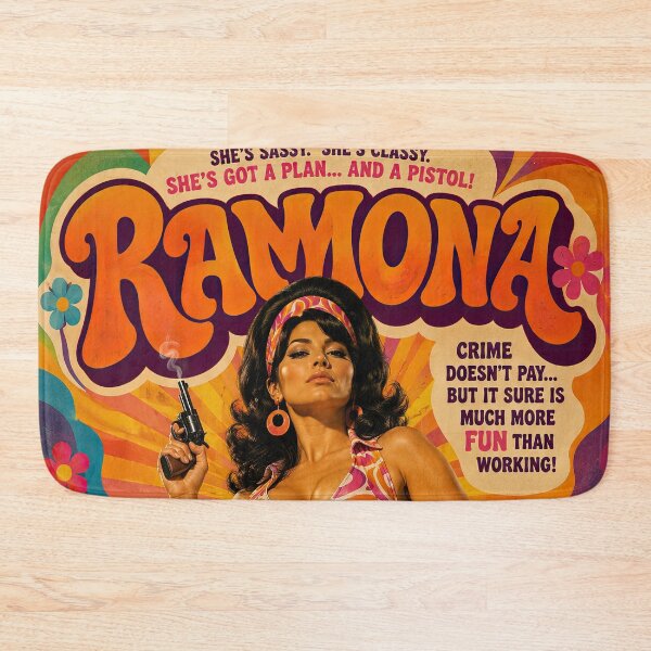 Item preview, Ramona – Retro 70s Psychedelic Crime Comedy designed and sold by obstinator.