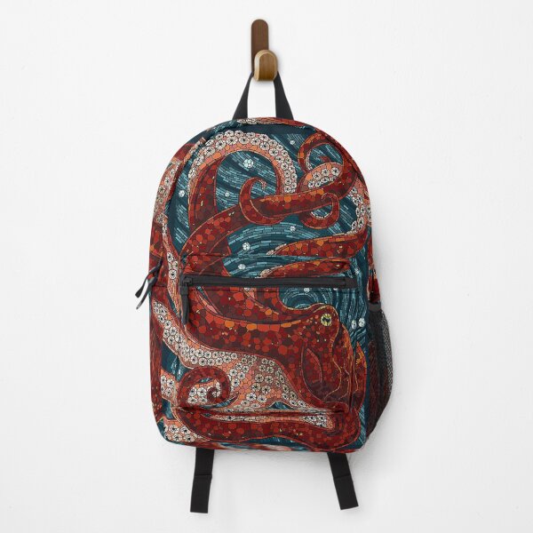 Item preview, Mosaic Red Octopus Ocean Tentacles designed and sold by jamesthomasw.