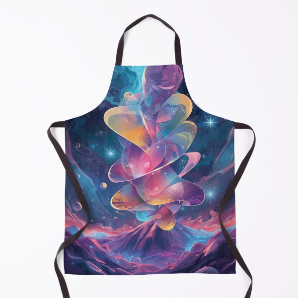 Item preview, Abstract Cosmic Vortex Mountain Fantasy Art designed and sold by Uniquely Yours.