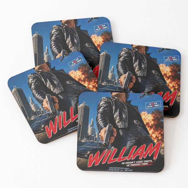 Item preview, William – 80s Revenge Action Hero designed and sold by obstinator.