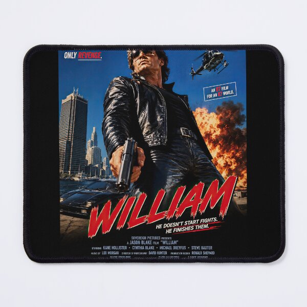 Item preview, William – 80s Revenge Action Hero designed and sold by obstinator.