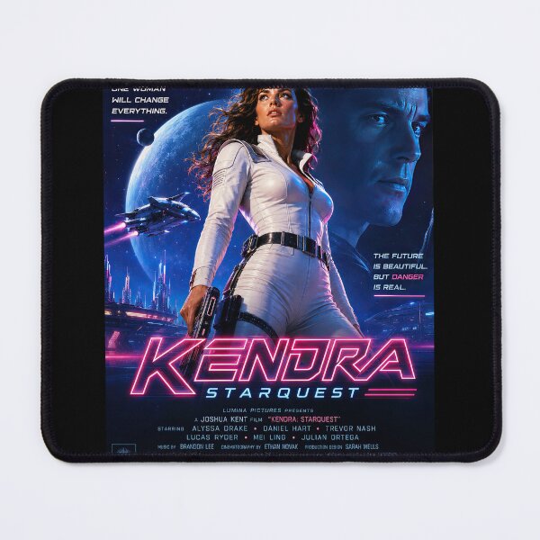 Artikelvorschau, Kendra: Starquest – Retro-80er-Jahre-Neon-Sci-Fi-Abenteuer entworfen und verkauft von obstinator.