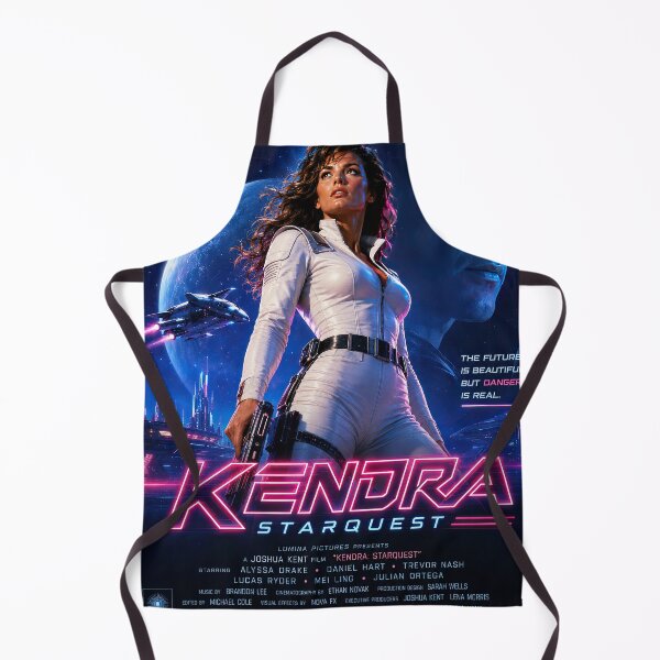 Item preview, Kendra: Starquest – Retro 80s Neon Sci‑Fi Adventure designed and sold by obstinator.