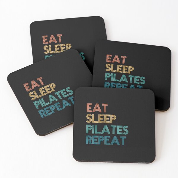 Aperçu de l'œuvre Manger, dormir, faire du Pilates, recommencer - Un cadeau pour les passionnés de Pilates créée et vendue par kindxinn.