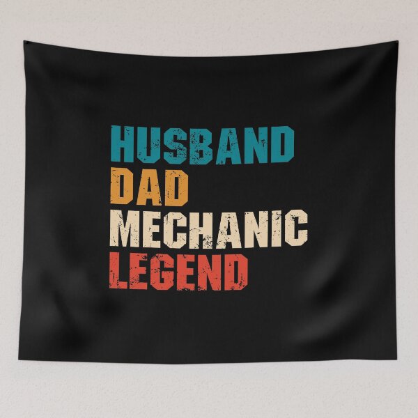 Item preview, Husband Dad Mechanic Legend designed and sold by qarinefesia.