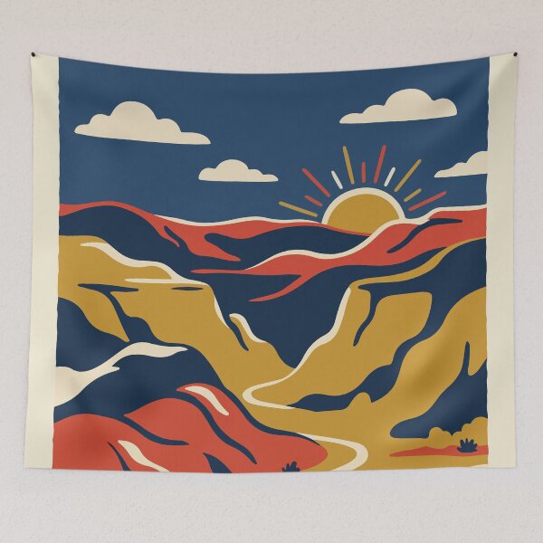 Item preview, Theodore Roosevelt National Park USA Travel Vintage designed and sold by RareDeerArt.