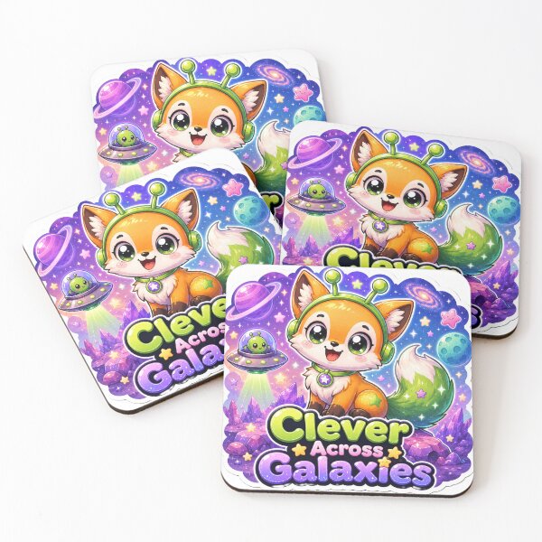 Item preview, Alien Fox Clever Across Galaxies designed and sold by Ruamid.