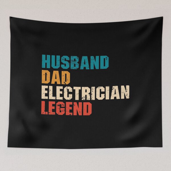 Item preview, Husband Dad Electrician Legend designed and sold by qarinefesia.