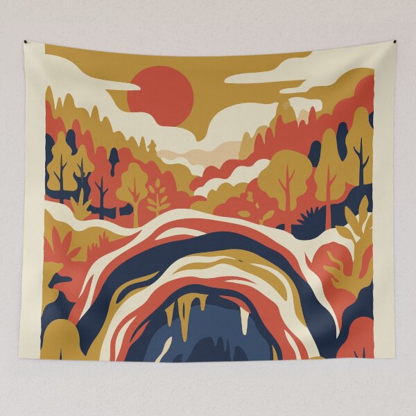 Item preview, Mammoth Cave National Park USA Travel Vintage designed and sold by RareDeerArt.