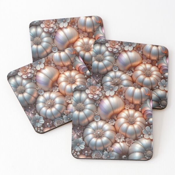 Item preview, Elegant Pastel Pumpkin Floral Halloween Aesthetic designed and sold by BriSher.