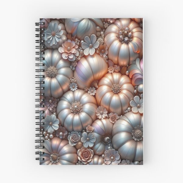 Item preview, Elegant Pastel Pumpkin Floral Halloween Aesthetic designed and sold by BriSher.