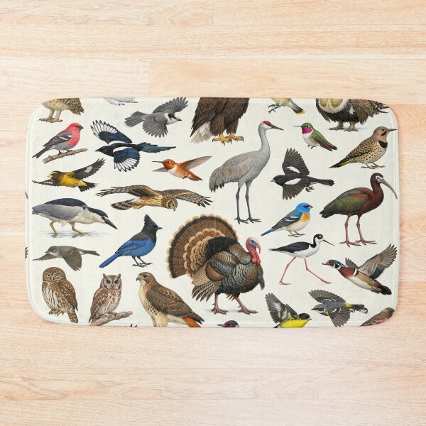 Item preview, Native Birds of Colorado Retro Style Identification Chart designed and sold by kakarikihill.