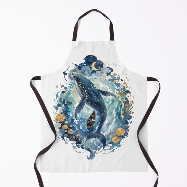 Item preview, Cosmic Celestial Whale & Rowing Boat Illustration  designed and sold by Jaideep Walia.
