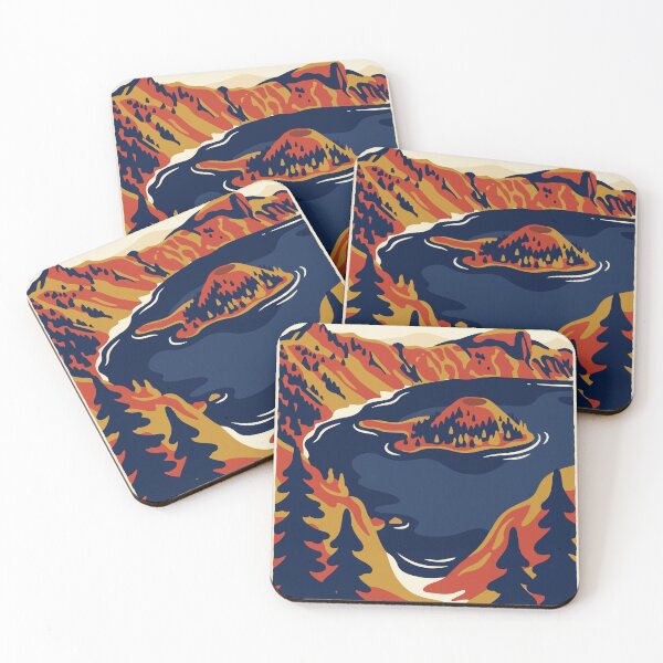 Item preview, Crater Lake National Park USA Travel Vintage designed and sold by RareDeerArt.