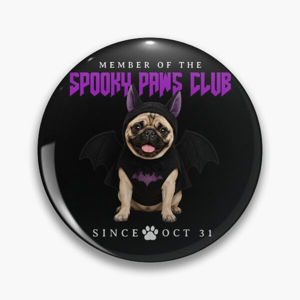 Item preview, Halloween Pug as Bat designed and sold by Giddy Bear Gifts.