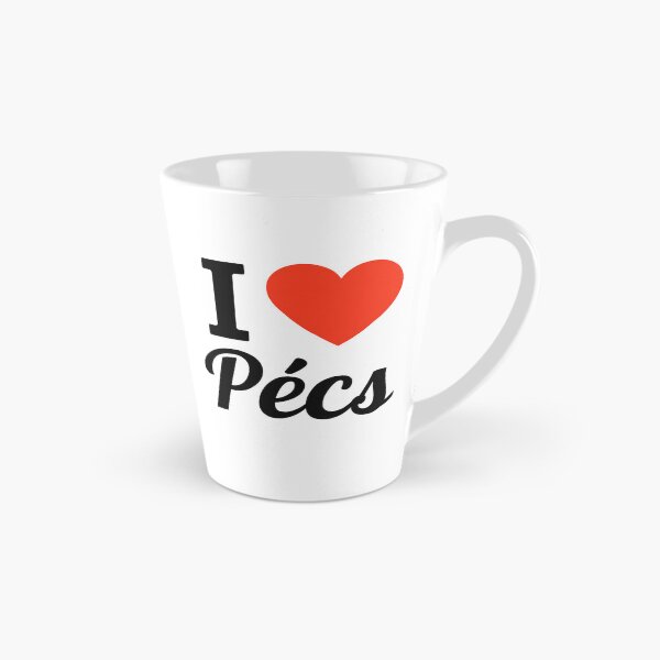 Item preview, I Love Pécs Typography Design | Historic Hungary City Pride Artwork | Modern Travel & Cultural Love Statement designed and sold by PaintedPixels01.