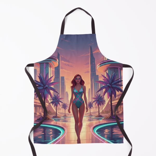 Item preview, Golden Future Retro Cyberpunk City Sunset designed and sold by GraphixKing999.