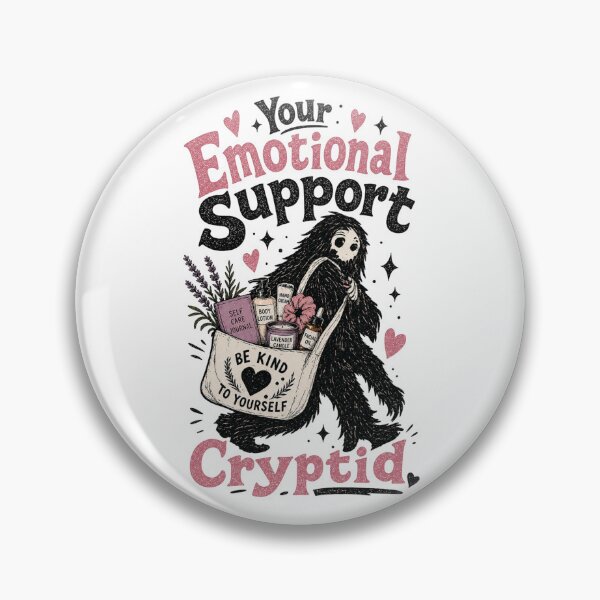 Item preview, Emotional Support Cryptid Tee designed and sold by jtDigital + StrangeFolk.