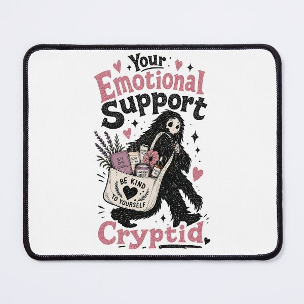 Item preview, Emotional Support Cryptid Tee designed and sold by jtDigital + StrangeFolk.