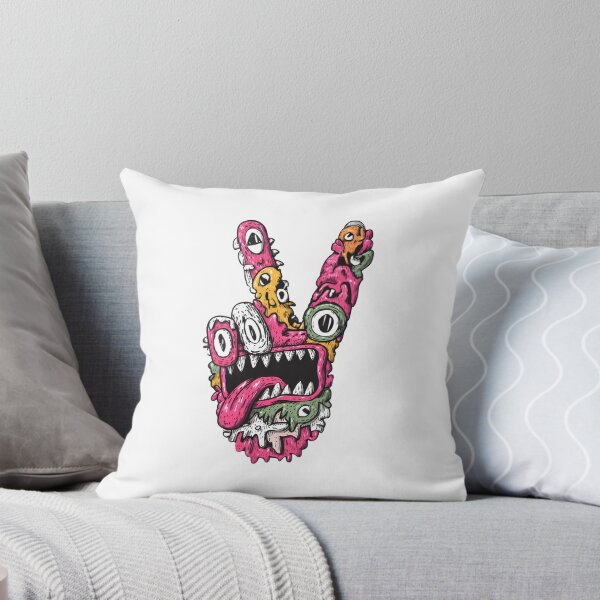 Item preview, Monster peace sign designed and sold by Newrealis.