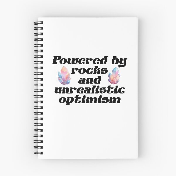 Item preview, Powered by rocks and unrealistic optimism designed and sold by SPECIEZ.