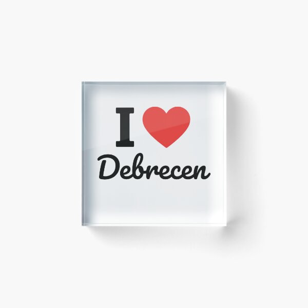 Item preview, I Love Debrecen Typography Design | Historic Hungary City Pride Artwork | Modern Travel & Cultural Love Statement designed and sold by PaintedPixels01.