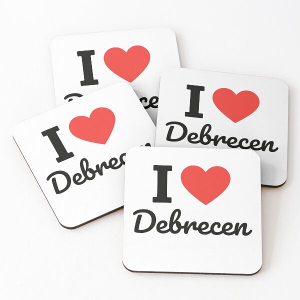 Item preview, I Love Debrecen Typography Design | Historic Hungary City Pride Artwork | Modern Travel & Cultural Love Statement designed and sold by PaintedPixels01.