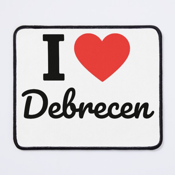 Item preview, I Love Debrecen Typography Design | Historic Hungary City Pride Artwork | Modern Travel & Cultural Love Statement designed and sold by PaintedPixels01.