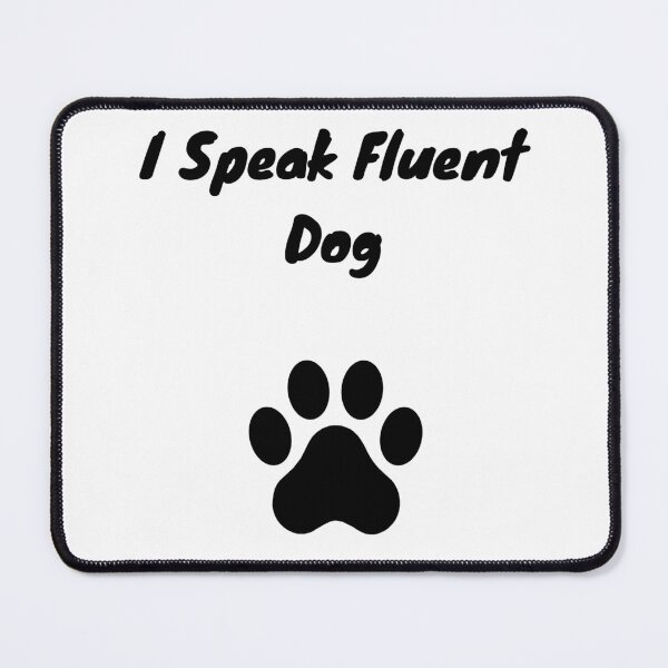 Item preview, I Speak Fluent Dog - Funny Dog Groomer designed and sold by GroomerGoods.