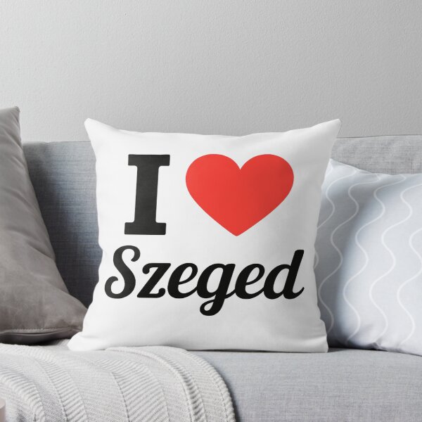 Item preview, I Love Szeged Typography Design | Historic Hungary City Pride Artwork | Modern Travel & Cultural Love Statement designed and sold by PaintedPixels01.