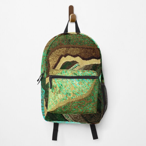 Item preview, Forest Green, Goldenrod, Aqua, And Earthtones Abstract Designs designed and sold by DEC02.
