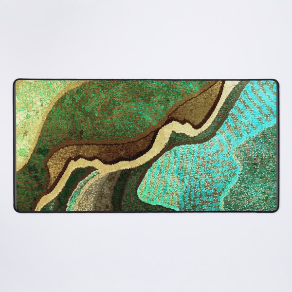 Item preview, Forest Green, Goldenrod, Aqua, And Earthtones Abstract Designs designed and sold by DEC02.
