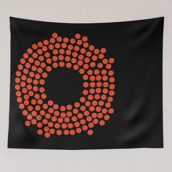 Item preview, Australian Shakuhachi Society logo circle on black designed and sold by shakuhachi.