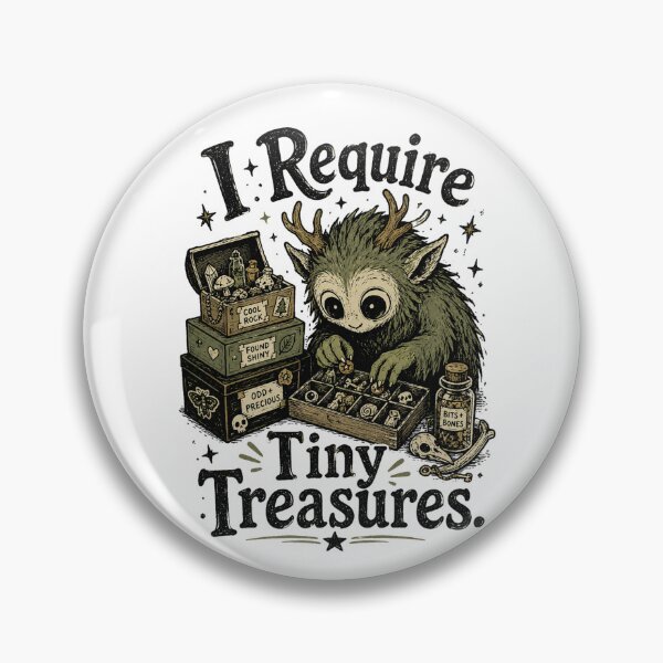 Item preview, I Require Tiny Treasures Tee designed and sold by jtDigital + StrangeFolk.