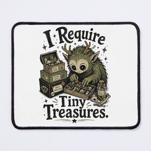 Item preview, I Require Tiny Treasures Tee designed and sold by jtDigital + StrangeFolk.