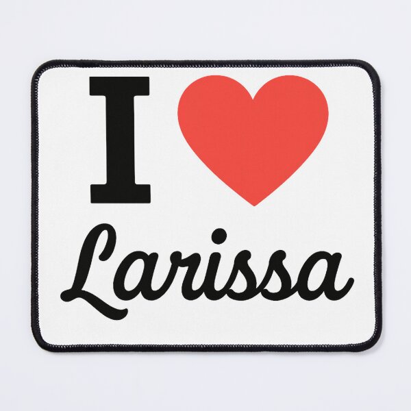 Item preview, I Love Larissa Typography Design | Historic Greece City Pride Artwork | Modern Travel & Cultural Love Statement designed and sold by PaintedPixels01.