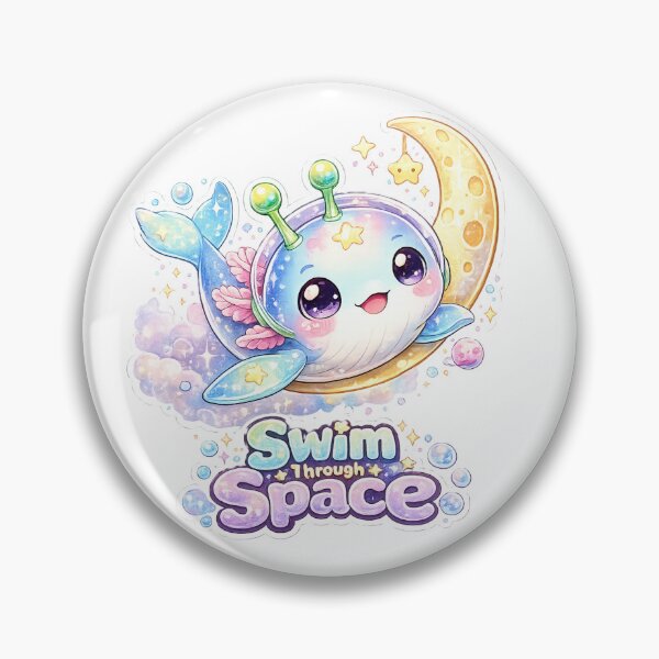 Item preview, Alien Whale Swim Through Space designed and sold by Ruamid.